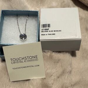 Touchstone Crystal by Swarovski- Melrose Slide Necklace